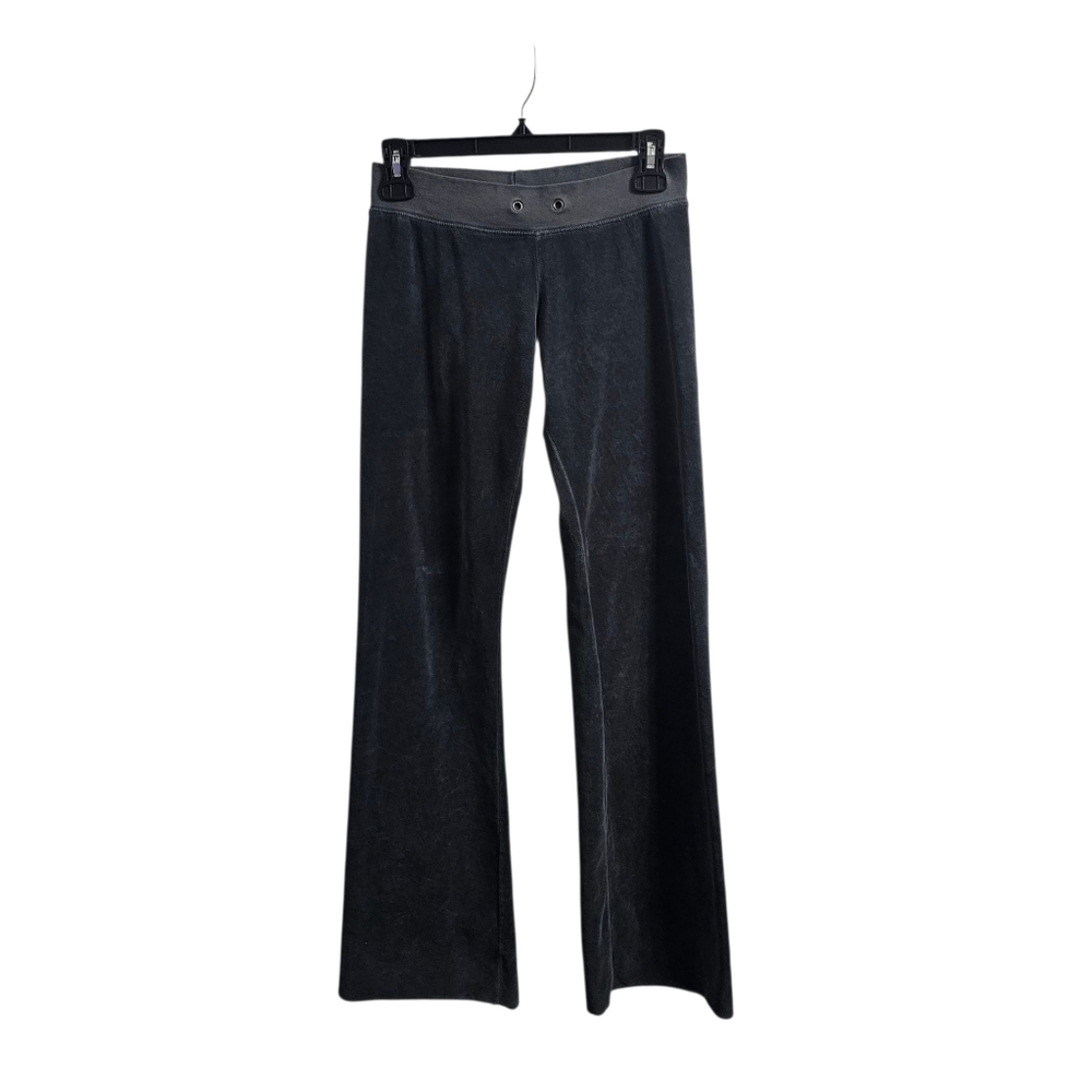 Ankh Royalty Vintage y2k Grey Velour Flare Leg Casual Pants Xs